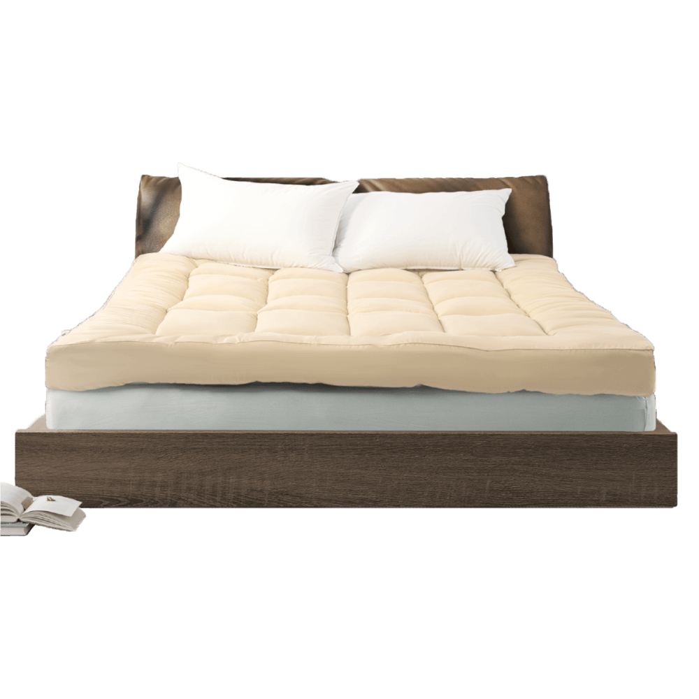 แผ่นรองนอน 5 ฟุต ibed รุ่นเอ็กซ์ตร้า (ลายตาราง) หนา 5 นิ้ว Cream